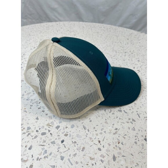 Cotopaxi Green Teal Hat On the Horizon Trucker Hiking Mesh Gorpcore Adjustable - Picture 4 of 9